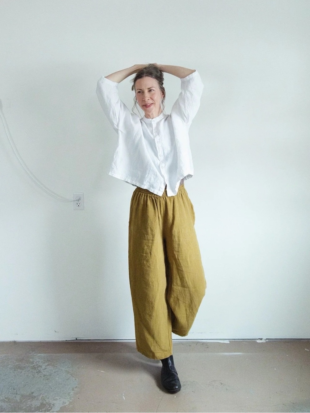 Moss Grey Nora Trouser